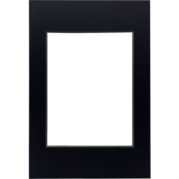 Focus Passepartout Melns ar melnu serdi 18x24/13x18