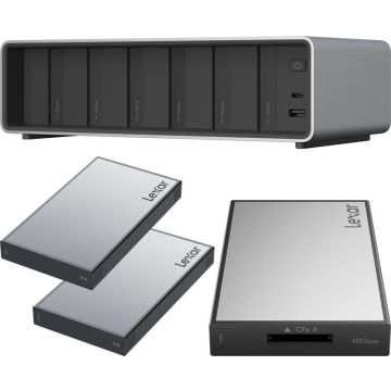 Lexar Professional Workflow Pro with CFexpress Type A reader and 2x2TB SSD