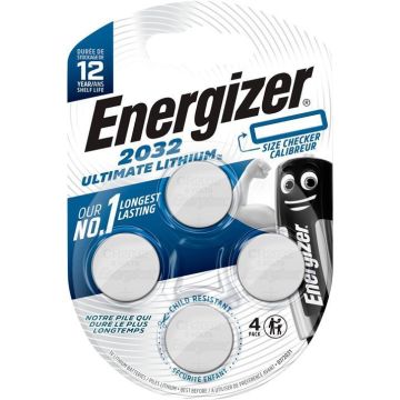 Energizer Ultimate Lithium CR2032 4 pack