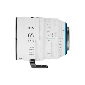 Irix Cine 65mm T1.5 metriskais objektīvs, paredzēts Canon EF [ IL-C65W-EF-M ], balts
