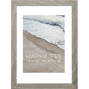 Hama Waves pelēks 30x40 Wood 193088