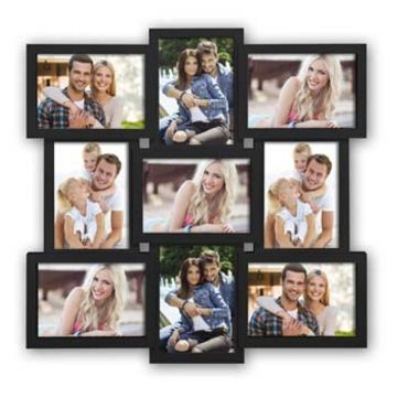 ZEP Santander foto rāmis 9x13x18 (52x52)cm, melns (XB14B)