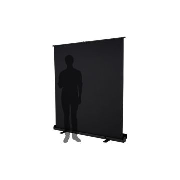 Fomei Roll-up 180 x 200 cm salokāms fons, melns, Fomei