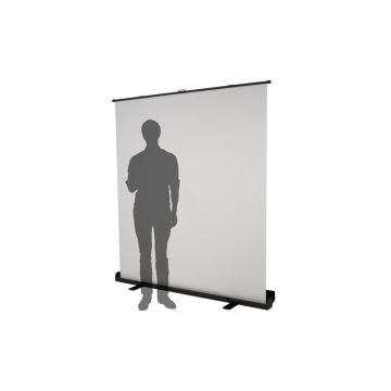 Fomei Roll-up 180 x 200 cm salokāms fons pelēks