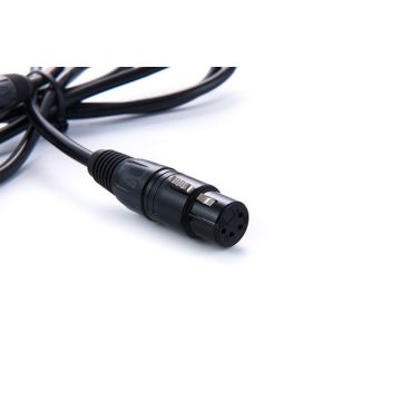 Rolux 4-pin XLR female with 4-pins male connector