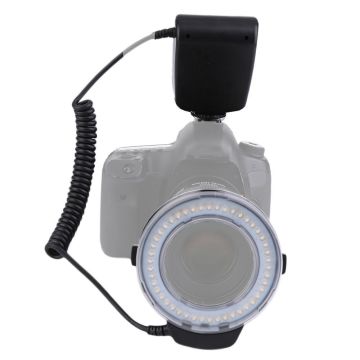 StudioKing RL-130 makro LED gredzena lampa ar zibspuldzi