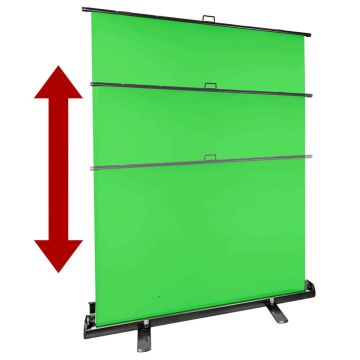 StudioKing roll-up green screen FB-150200FG 150x200 cm Chroma Green