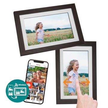 Benel Photo Frameo HF-101WB digitālais foto rāmis 10,1 collas, brūns