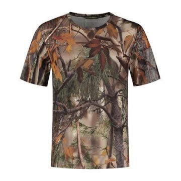 Stealth Gear T-shirt Short Sleeve Camo Forest Print size L