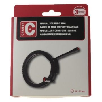 Caruba manuālās fokusēšanas gredzens 67-73mm