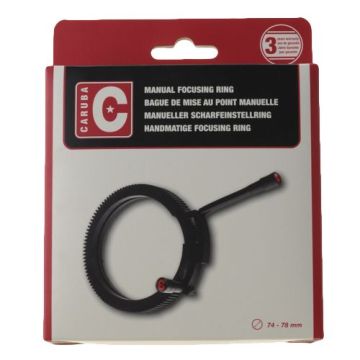 Caruba manuālās fokusēšanas gredzens 74-78mm