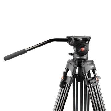 Caruba Videostar 180 Pro Video Tripod + Liquid Damped Head