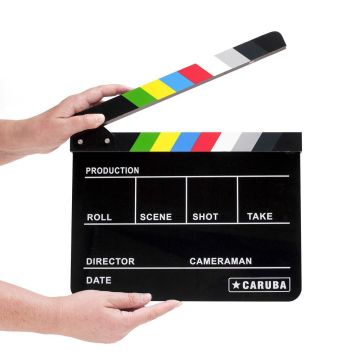Caruba Professionele Director Clapper Black/Color  (Whiteboard stift)