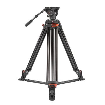 Caruba Videostar 188 Pro video statīvs ar video galvu (fluid) un izklājēju
