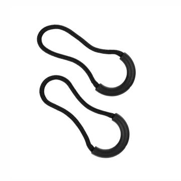 Caruba Zipper Pulls 10 Pieces Black