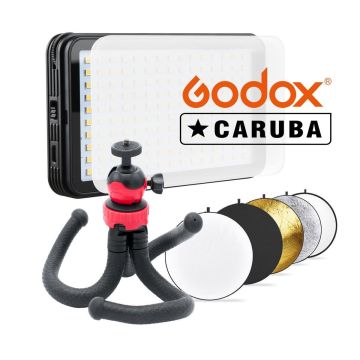Godox dienasgaismas pastāvīgās gaismas komplekts makro fotografēšanai