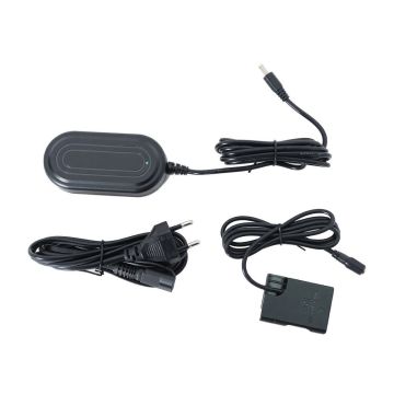 Caruba Nikon EN EL14 full decoding dummy battery + EP 5A power adapter