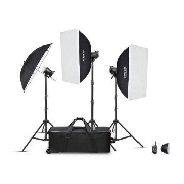 Godox MS300V D Trio studijas zibspuldžu komplekts UK