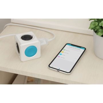 Allocacoc PowerCube Extended SmartHome kontaktligzdu sadalītājs ar 1,5m kabeli