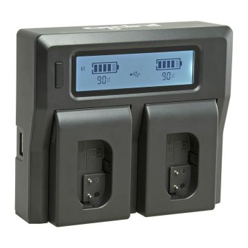 Jupio Dedicated Duo Lādētājs, paredzēts Panasonic DMW-BLK22