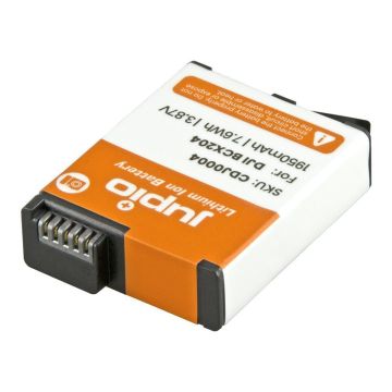 Jupio BCX204 1950mAh akumulators, paredzēts DJI Osmo Action 3/4/5 Pro