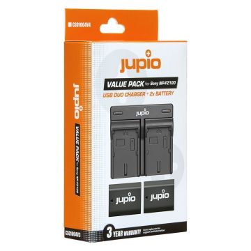 Jupio Value Pack: 2x akumulators NP-FZ100 2040mAh + USB duāls lādētājs