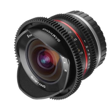 Samyang 8mm T3.1 Fuji X VDSLR Fish-eye objektīvs