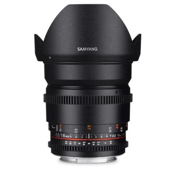 Samyang 16mm T2.2 Canon M VDSLR objektīvs