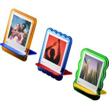 Polaroid Krāsaini akrila fotoattēlu rāmji 3 iepakojums