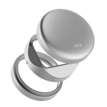 Urth Fujifilm X100 (V/VI) lens hood kit silver