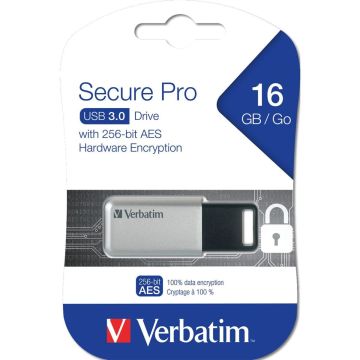 Verbatim Secure Data Pro 16GB USB 3.0 zibatmiņa