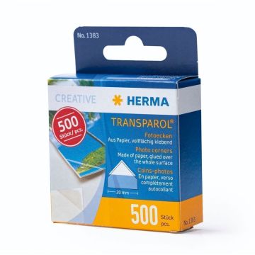 Herma Līmējamie stūrīši 500 gab. 1383