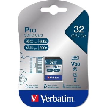Verbatim SDHC karte Pro 32GB Class 10 UHS-I