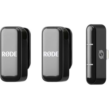 Rode bezvadu Micro Lightning melns