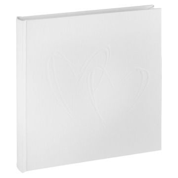 Walther My Heart balts 20x20 40 baltās lapas Linu iesējums FA243WH