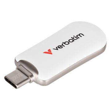 Verbatim Plectra White 256GB USB-C zibatmiņa 30230