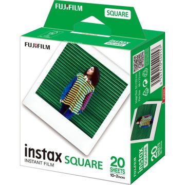 Fujifilm Instax Square Film balts rāmis NEW 1x2