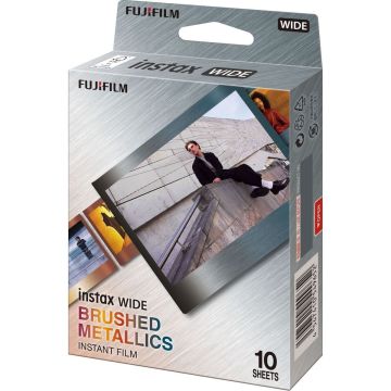 Fujifilm Instax Wide Momentfoto Filma, birstēts metāls