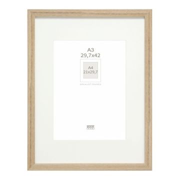 Deknudt S66KH1 P1 DIN A3 29,7x42 Wood oak ar Passepartout