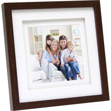 Deknudt S65KQ1 brūns 13x13 Wood double Passepartout
