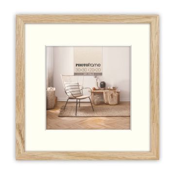 ZEP Malmo dabīgs 20x20/30x30 Wood ar Passepartout V4530N