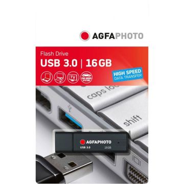AgfaPhoto USB 3.0 16GB melns