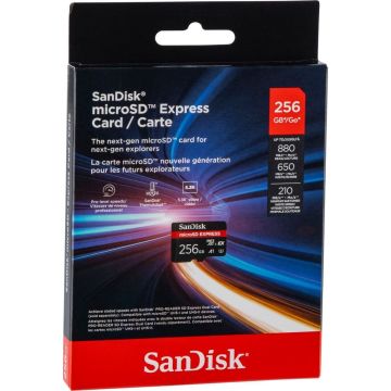SanDisk microSD EXPRESS 256GB Switch 2 gatavs