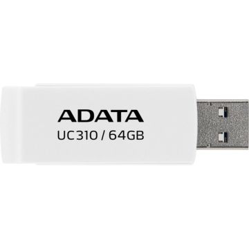 ADATA USB 3.2 UC310 balts 64GB UC310-64G-RWH