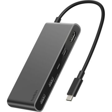 Belkin CONNECT USB-C 7-in-1 centrmezgls duāliem USB-C portiem si. AVC023hqSGY