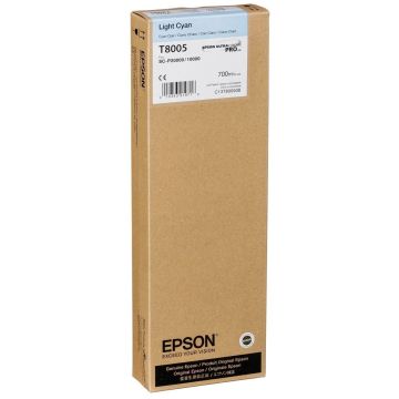 Epson T8005 UltraChrome PRO light cyan tinte, 700ml, paredzēta SC-P10000/20000