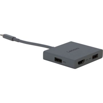 LENOVO USB-C 4 in 1 Ceļojuma Centrs Gen2 Melns