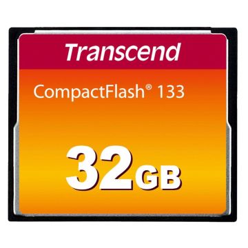 Transcend 32GB CompactFlash atmiņas karte (133X R 50MB/s W 20MB/s)