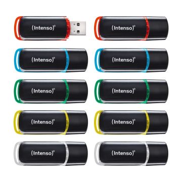 1x10 Intenso Business Line   4GB USB Stick 2.0 farbl.sort.3511551