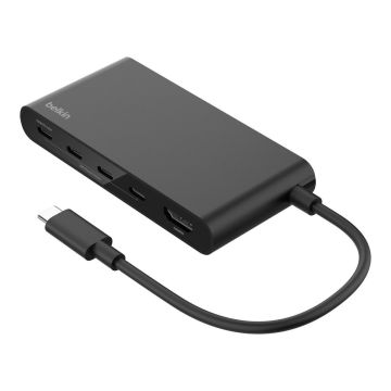 Belkin CONNECT 5 portu USB-C centrmezgls ar 4K HDMI portu AVC021hqBK